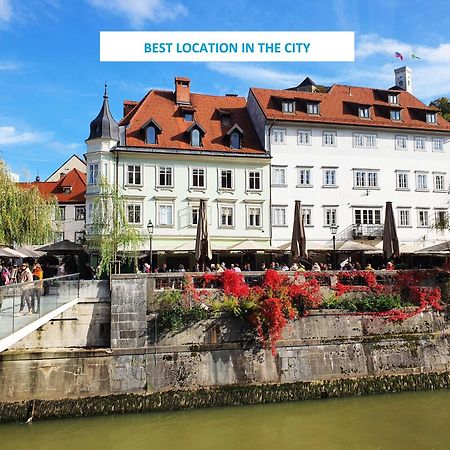Riverside Elegance Ljubljana Exteriör bild